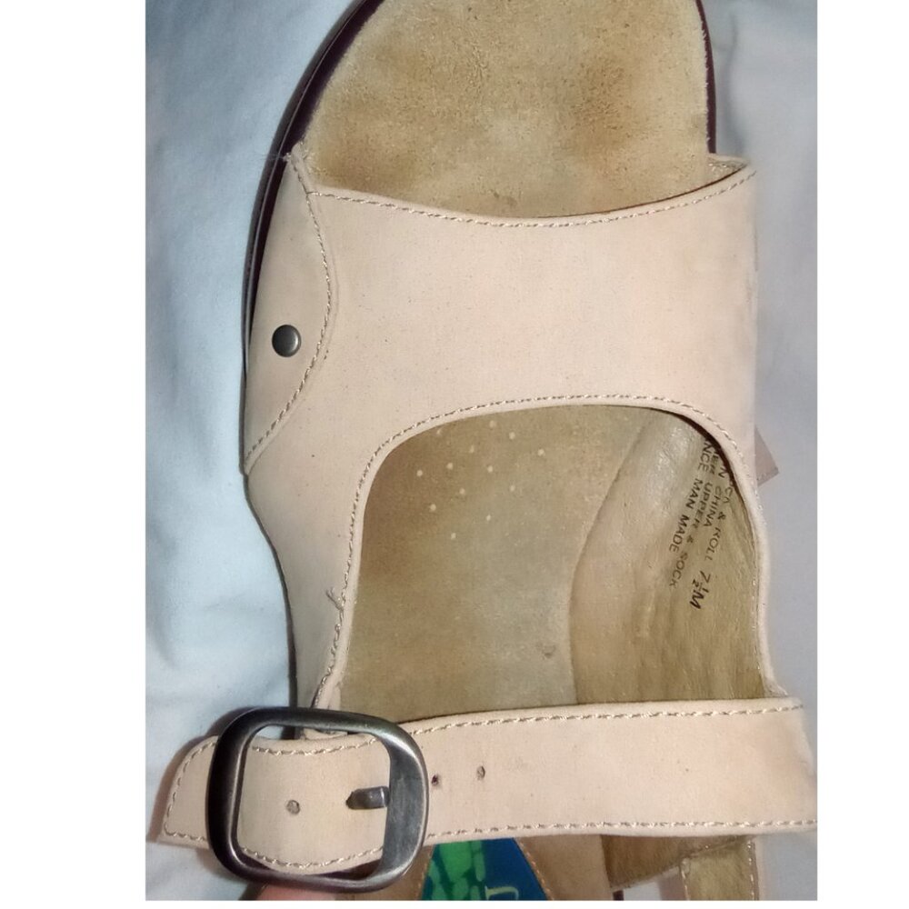 Rialto Rock & Roll Tan Genuine Leather Women's Sandals Women's Size 7.5 - Picture 5 of 11